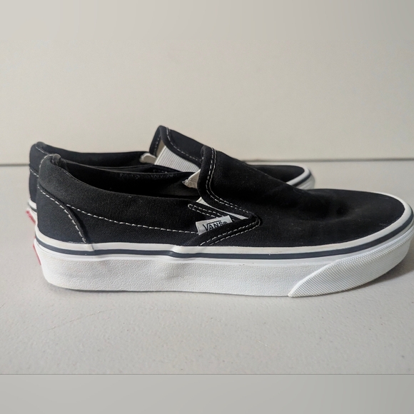 Vans Black Slip-On Sneakers - Picture 3 of 9